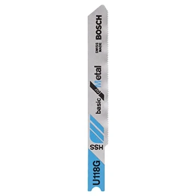 Imagen de Bosch 2 608 631 770 Hoja de sierra calar U 118 G Basic for Metal (pack 3)