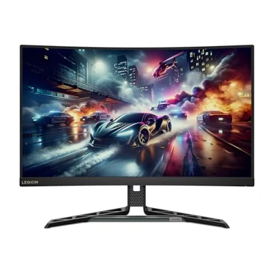 Imagen de Lenovo Legion R27qc 30 Monitor Gaming Curvo 27&quot; (180Hz, 0.5 ms MPRT, 16:9, 2560 x 1440 px, HDMI+DP, Altavoces 3Wx2, EyeSafe) VESA 100mm, Soporte Inclinable, Giratorio y Ajustable en Altura Negro