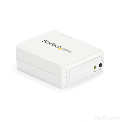 Imagen de StarTech.com Servidor de Impresión Inalámbrico Wireless N y Ethernet 1 Puerto USB, 802.11 b/g/n, Wifi Impresoras