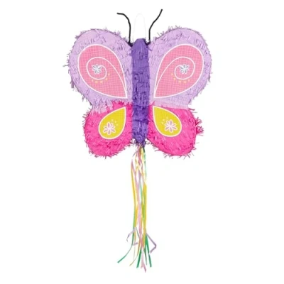 Imagen de Boland 30985 Piñata mariposa, 43 x 48 10 cm, decoración colgante, para cumpleaños, fiesta temática y carnaval