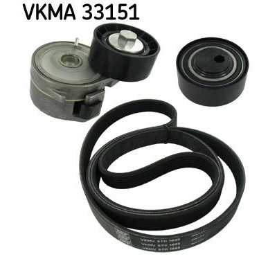 Imagen de SKF VKMA 33151 Juego de correas trapeciales poli V PEUGEOT: Partner I Furgón, Combispace, Camión plataforma/Chasis