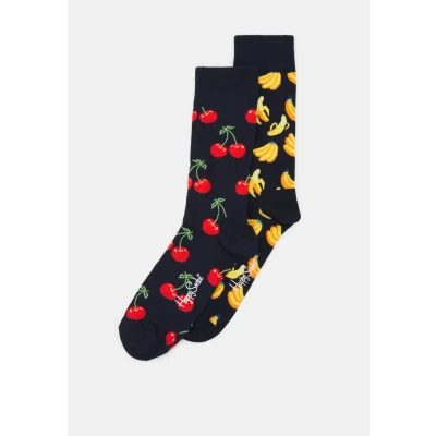 Imagen de Happy Socks Classic Cherry Unisex 2 PACK Calcetines, Talla: 36 40, Blue