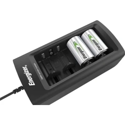 Imagen de Energizer Cargador UNIVERSAL con capacidad de 4 pilas AA, AAA, C, D y 9V,, indicador la carga pila, rápida en 3 5 horas