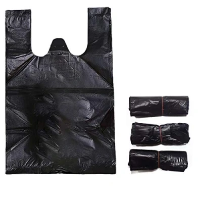 Imagen de 300 bolsas de basura negras para desechar sanitarias, pequeñas baño, servilletas plástico con asas del hogar y la cocina