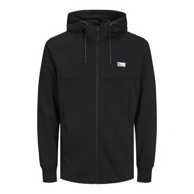 Imagen de Jack &amp; Jones Jcoair Sudadera con cremallera, Hombre, Talla: Medium, Black