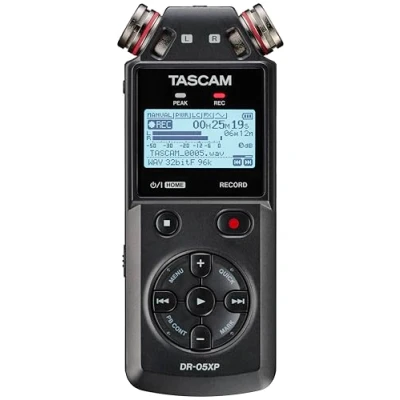 Imagen de Tascam DR 05XP Grabadora portátil de Mano Flotante 2 Canales 32 bits con Interfaz Audio USB C