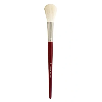 Imagen de Silver Brush Limited 5518S Mop Pincel Redondo Blanco para Acuarela, óleo y acrílicos Mango Corto #16