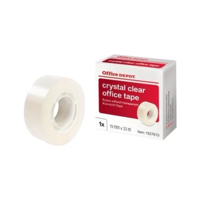 Imagen de Ruban adhésif Office Depot Crystal 19 mm x 33 m Super Clear