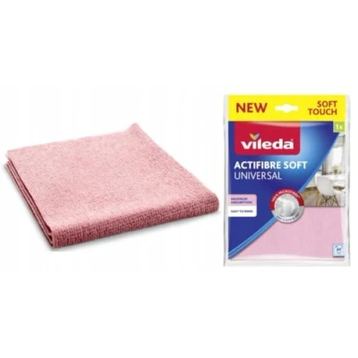 Imagen de Vileda 1 paño Suave ACTIFIBRE Limpia, Absorbente y sin Manchas
