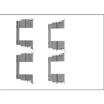 Imagen de Kit d&#039;accessoires, plaquette de frein à disque TEXTAR 82540600