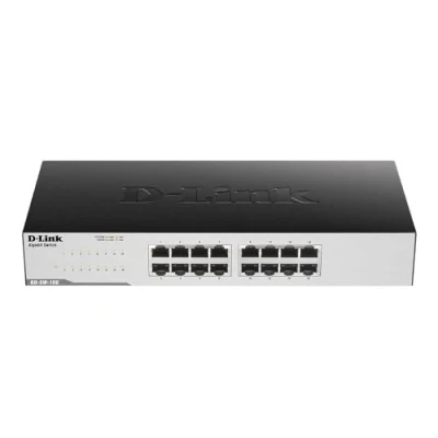 Imagen de Switch D Link GO SW 16G 16p. Gigabit Ethernet LAN RJ 45, Sin gestión, 1000 Mbps/puerto, Negro