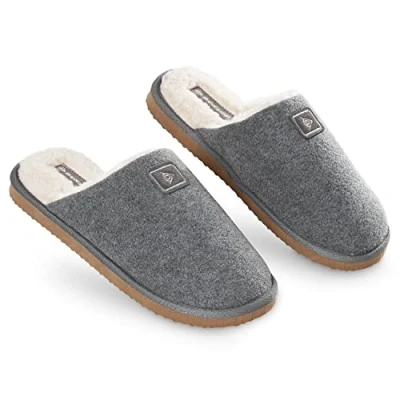 Imagen de DUNLOP Zapatillas Hombre, Pantuflas Hombre Talla 41 46, de casa (41 EU, Gris)