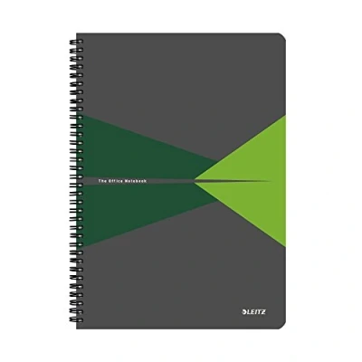 Imagen de Leitz Office Cuaderno Cuadriculado con Tapas, A4, Verde