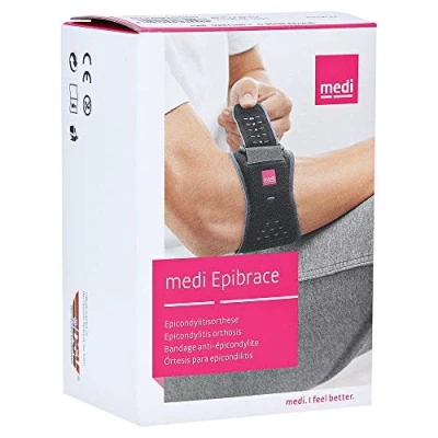 Imagen de MEDI GmbH &amp; Co.KG EPIBRACE Banda antiepicondilitis para los codos, color gris