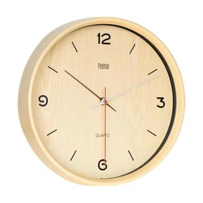 Imagen de Teesa Reloj Analógico de Pared Universal 30 cm TSA0048 Marrón Claro
