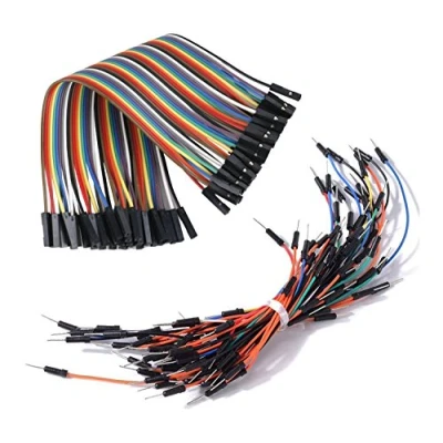 Imagen de Aihasd 40 Piezas 20 CM Jumper Cable Hembra a para Arduino Raspberry Pi Breadboard + 65 Varias Longitudes Macho
