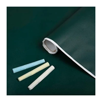 Imagen de d c fix pizarra adhesiva tiza verde para cocina, nevera, niños, escuela, oficina lámina vinilo papel rollo forro pegatina 90 cm x 1,5 m