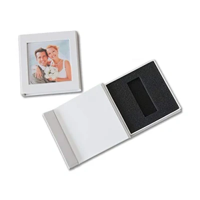 Imagen de Elegantdisk Caja de almacenamiento USB con ventana para 1 unidad flash (blanco)