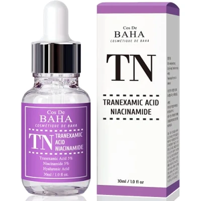 Imagen de Cos De BAHA (TN) Tranexamic Acid 5% Serum with Niacinamide for Face/Neck (30ml) to remove Hyper Pigmentation, Discoloration, Dark Spots