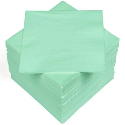 Imagen de HEKU 30241 07: 100 servilletas de papel monocromas triple grosor, 33 x cm, menta