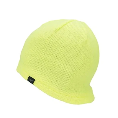 Imagen de SEALSKINZ Waterproof Cold Weather Gorro de Punto, Unisex Adult, Amarillo neón, L/XL