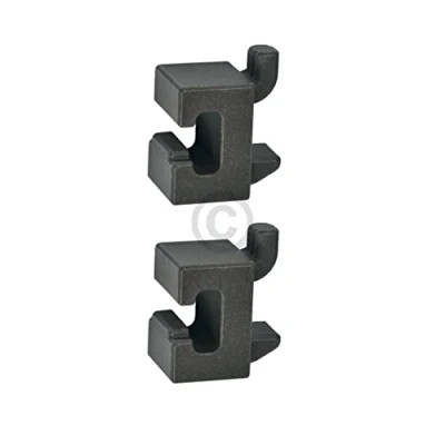 Imagen de Socket compatible con Siemens 00637443 Soporte de cerámica delantero para rejilla accesorios horno microondas 2 unidades