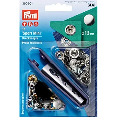 Imagen de Prym Non Sew Press Fasteners, Metal, Silver, Talla única