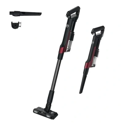 Imagen de HOOVER Aspiradora Escoba Sin Cable Ultraligera, 500 POWERTIME, Compacta el polvo para aumentar la potencia de succión, Cepillo suelos duros, Anti Enredos, Luces LED [HF2]