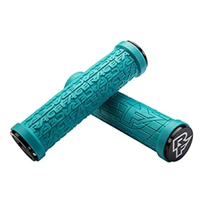 Imagen de Race Face Puños de Agarre con Cierre 30 Mm, Color Turquesa AC990088, Unisex Adulto, Azul