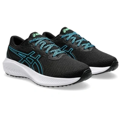 Imagen de Asics Gelexcite 10 Unisex Zapatillas de running neutras para niños, Talla: 37, Black/digital aqua Zapatos