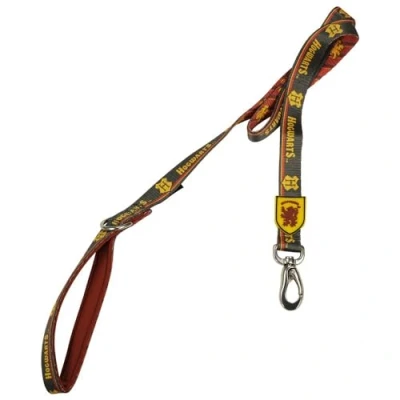 Imagen de Correa Premium para Perros de Harry Potter Amarillo y Rojo Talla M Mosquetón Collar Incluido Elaborada en Polyester Diseño Gryffindor Producto Original Diseñado España
