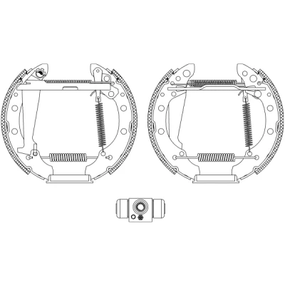 Imagen de TEXTAR Shoe Kit Pro 84044703 frenos, disco de tambor con cilindro freno rueda, accionador SEAT: Ibiza 3, Córdoba I Berlina