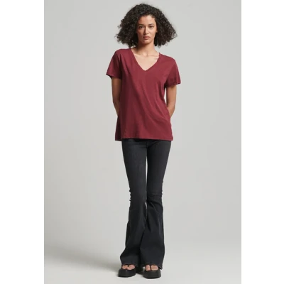 Imagen de Camiseta mujer con cuello de pico Superdry