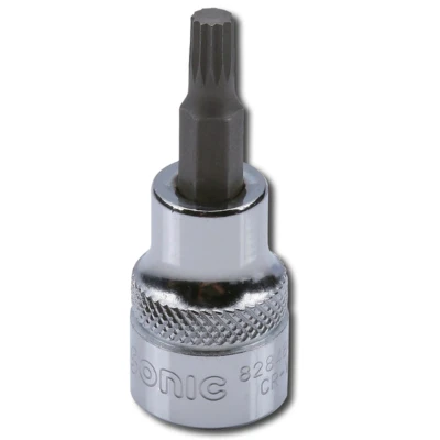 Imagen de SONIC 8284806 Piezas insertables de llave cubo 3/8 Spline DIN 3120 M6 Acero cromo vanadio