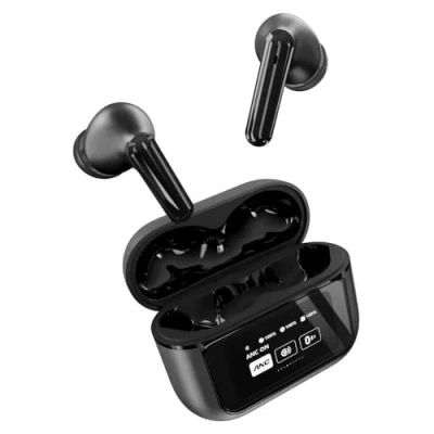 Imagen de Energy Sistem Display ANC Auriculares True Wireless (ANC, Bluetooth 5.4, Stereo, 30 Horas de batería, Estuche Carga con Pantalla Inteligente)