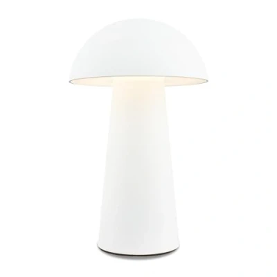 Imagen de Briloner Mini lámpara LED de sobremesa inalámbrica con toque, regulable por pasos, IP44, lamparas mesita noche, lampara mesa, recargable, inalambrica, 12x19,5 cm, blanco