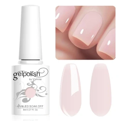 Imagen de Vishine C01 Esmalte de uñas semipermanente en gel, UV/LED, para manicura artística