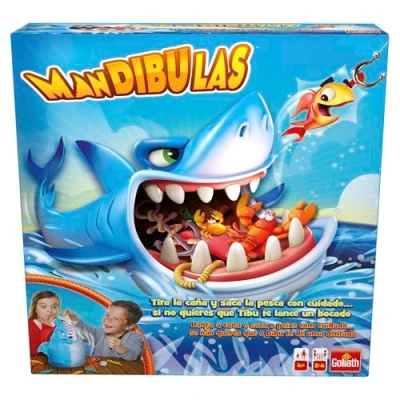 Imagen de Goliath Mandibulas, Juego de Mesa Para Niños Partir 4 Años, Juguetes Rescata los Animalitos Marinos Sin Que el Tiburón te Atrape, Regalos Cumpleaños Colegio