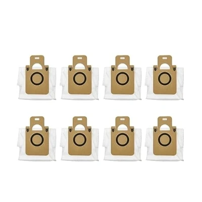 Imagen de bolsa de basura repuesto, compatible con Dreame Bot D10 Plus RLS3D, accesorios for bolsas polvo, aspiradora Robot, vacío (Color : 8PCS)