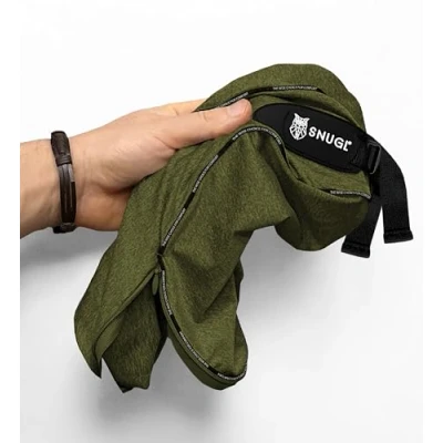 Imagen de SNUGL Funda de Repuesto en Color Verde Oliva, se Adapta a Almohadas Viaje Regulares para Adultos