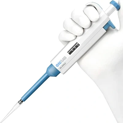 Imagen de ONiLAB Lab Micropipeta, pipetas de un solo canal volumen ajustable, 50 200ul