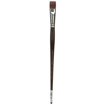 Imagen de Winsor &amp; Newton pincel Galeria para acrílico, mango largo, Nº18, plano corto