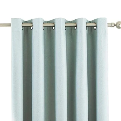 Imagen de Riva Home Inicio Eclipse Blackout Cortinas Ojal, Poliéster, Blue Duck Egg, 90 X 54 (229 137 Cm), Huevo de Pato, 90x54 (229x137cm)