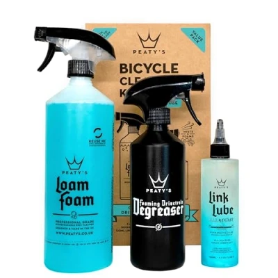 Imagen de Paquete de inicio limpieza para bicicletas Peaty&#039;s Clean, Degrease &amp; Lube