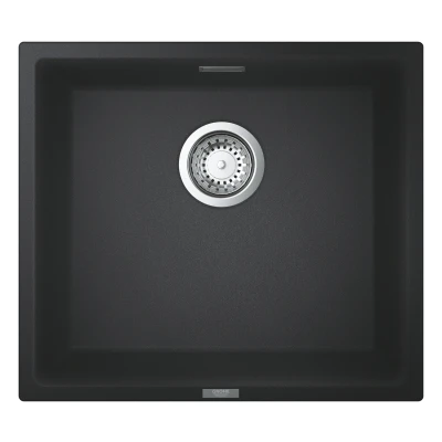 Imagen de Grohe 31653AP0 K700 Bajo encimera Fregadero, Gris (Granite Black), 45.7 x 40.6 cm