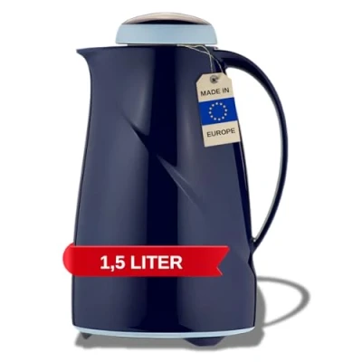 Imagen de Helios Wave plástico vacío Jarra, plástico, Azul Oscuro, 1,5 L