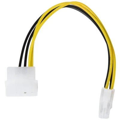 Imagen de AKYGA AK CA 12 Cable Adaptador Molex Macho a P4 de 4 Pines Hembra (15 cm)
