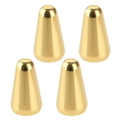 Imagen de LT Easiyl 4pcs Interruptor de Pastilla 5 Posiciones para Guitarra Perilla Compatible con Fender Strats Guitarras ST Oak Grigsby (Dorado)