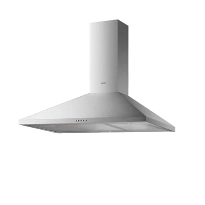 Imagen de Cata Campana Decorativa de Pared Modelo V 9000 X Extractora 3 Niveles Extracción Clase Eficiencia Energética B Acabado en Acero Inoxidable.