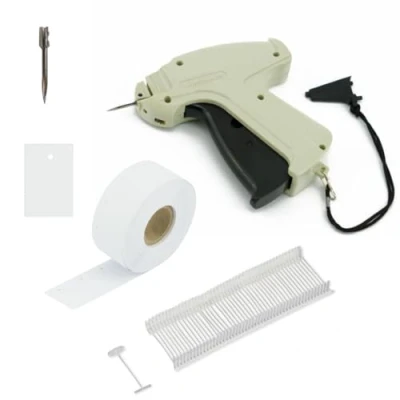 Imagen de Pokornys Pistola de etiquetado Arrow 9S Standard en juego con 1 aguja repuesto y 1.000 hilos estándar 25 mm 1000 etiquetas cartón 30 x 45 I Etiquetadora para fijar a
